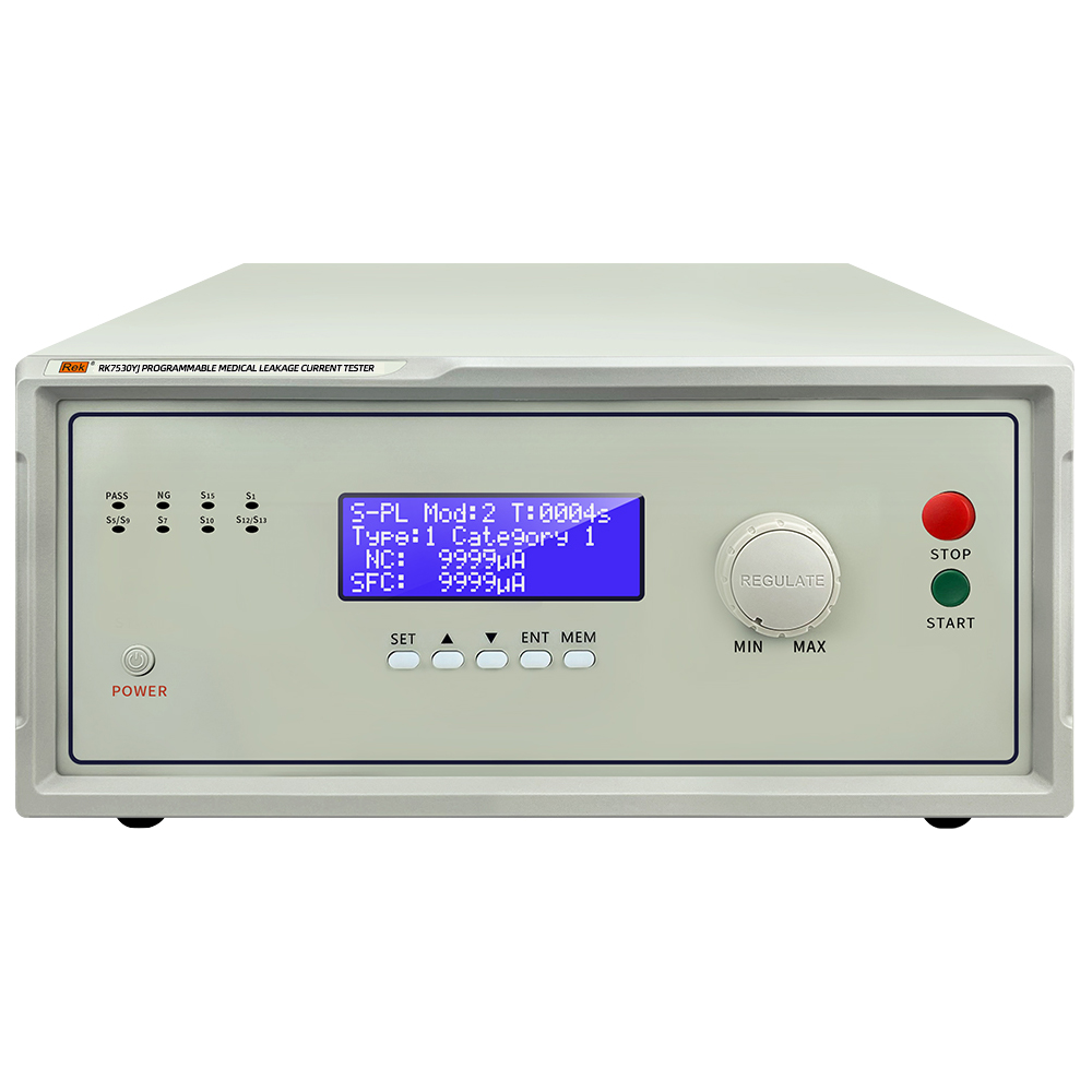 RK7505YJ/RK7510YJ/RK7520YJ/RK7530YJ/RK7550YJ程控醫用泄漏電流測試儀（符合計量檢定規程：JJG1188-2022）